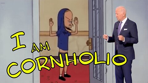 Biden Becomes the Great Cornholio - Biden Town Hall Meme Parody