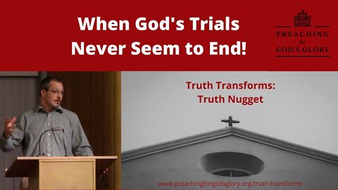 When God's Trials Never Seem to End! | Suffering, Trials, Trusting God