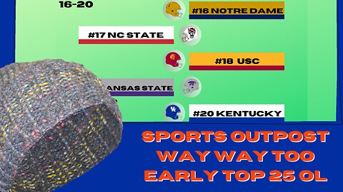USC, Notre Dame | 20-16 Way Too Early Top College Football Offensive Lines For 2024-SpOp Top 25