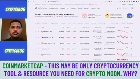 Coinmarketcap - This May Be Only Cryptocurrency Tool & Resource You Need For Crypto Moon. Why?