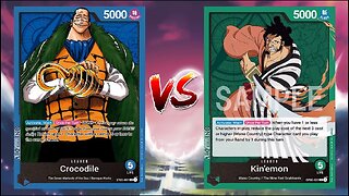 One Piece TCG Crocodile VS Kinemon!!