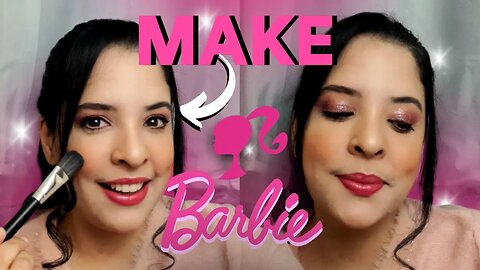 TUTORIAL DE MAKE DA BARBIE PARA INICIANTES (dicas de maquiagem )