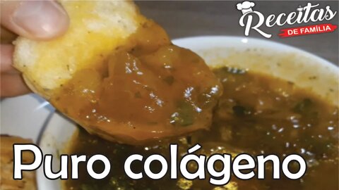 Mocotó com mandioca - O puro colágeno