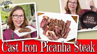 Cast Iron Picanha Steak (Sirloin Cap) | Better and Cheaper than Rib Eye! Optional Dry Brine Method