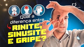 Diferença entre Rinite, Sinusite e Gripe?