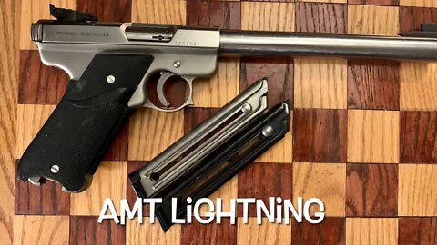 AMT lightning semi auto 22 target pistol. perfect ruger Mark 2 clone? Arcadia Machine and Tool