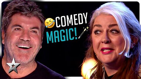 Top 10 HILARIOUS Magicians from Britain's Got Talent!