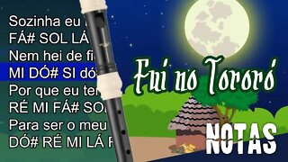 Fui no tororó - Música infantil - Cifra melódica