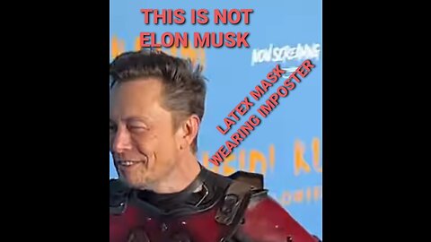 Of course that wasn't really elon🙄LATEX MASK WEARING IMPOSTER STRIKES AGAIN