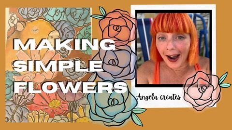 MAKING SIMPLE FLOWERS ANYBODY CAN DO! ALCOHOL MARKERS /WEISBRANT AMAZON BRUSH TIP MARKERS