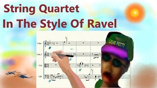 In The Style Of Ravel String Quartet Vertical| #Short by Gene Petty