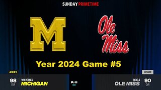 CFB 24 Michigan Wolverines Vs Ole Miss Rebels Year 2024