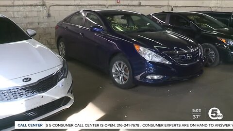 Cleveland files lawsuit against Hyundai, Kia after rise in car thefts