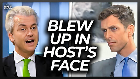 Watch Host Get Pissed as Geert Wilders Calmly State Uncomfortable Facts