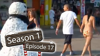 Scary Snowman Hidden Camera Practical Joke Wildwoods New Jersey (Part 2) | Season 1 Episode 17
