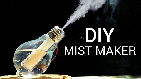 how to make humidifier at home | DIY ultrasonic mist maker