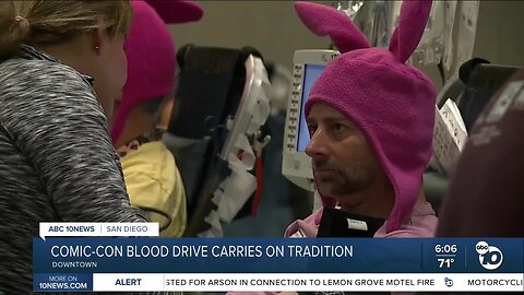 Blood drive returns to San Diego Comic-Con, over 2,385 units collected