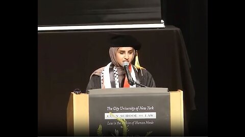 CUNYLaw commencement address from Jew hater Fatima Mohammed.