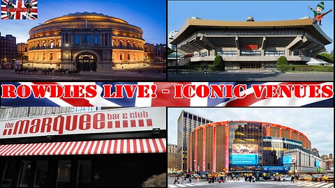 Rowdies Live! - The Iconic Venues!