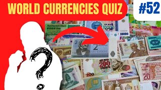 WORLD CURRENCIES Quiz in 6 Minutes | Feat. ???