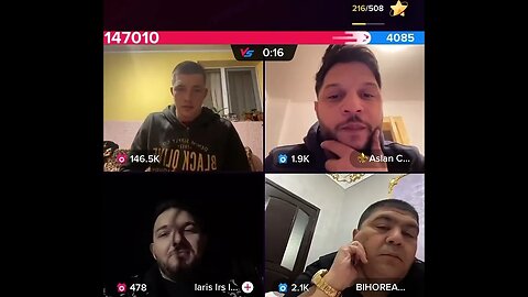 Nadin Aslan Laris și Bihoreanu pe live TikTok