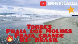 Praia Grande e Praia dos Molhes /Torres/RS, a mais linda do litoral norte #torresrs #ferias #viajar