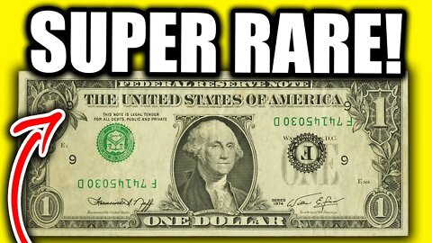 DON'T SPEND THESE RARE DOLLAR BILLS WORTH MONEY!! RARE PAPER MONEY TO LOOK FOR