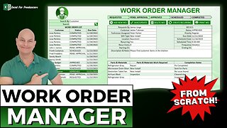From Start to Finish: Excel Work Order Tutorial + Free Download