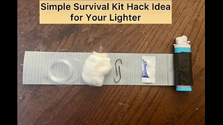 Simple Survival Kit Hack Idea for Your Lighter