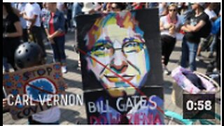 Bill Gates protest at TED talk