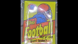 TwoPackTuesdays - Ep 47 - 1981 Topps Football + 2023 pk + Eating 42 yr old gum! Joe Hit.