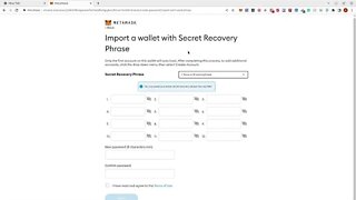 How to recover missing Metamask accounts