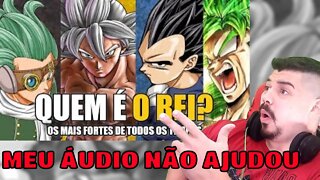 REACT TOP 10 MAIS FORTES DO VERSO DE DRAGON BALL ( mangá ) - MELHOR DO MUNDO