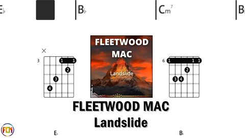 FLEETWOOD MAC Landslide - FCN GUITAR CHORDS & LYRICS