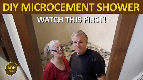 DIY Microcement Shower Walls - Watch this first!