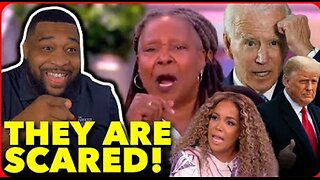 The Views Whoopi Goldberg PANICS Over Trumps TOWN HALL And Bidens FAILURE In The Polls