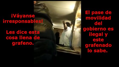 ¡INSÓLITO! grafenado violento expulsa a clientes sin pase de movilidad ilegal de local en Temuco