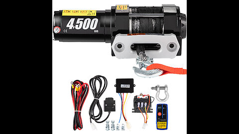 X-BULL 12V 4500LBS Steel Wire Electric Winch for Towing ATVUTV Off Road with Mounting Bracket...