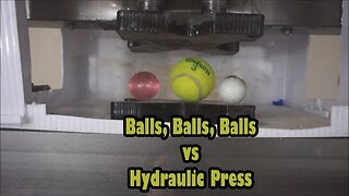 Different Balls Crushed By Hydraulic Press |Tennis | Golf| Bouncy Ball