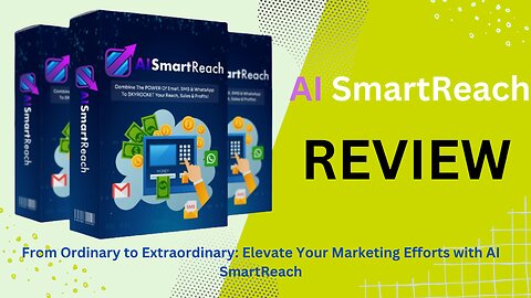 Elevate Your Marketing Efforts with AI SmartReach "Demo Video"