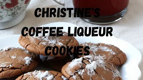 Indulge in the Rich Coffee Flavors of Christine's Coffee Liqueur Cookies! #coffee #cookies #liqueur