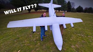 Will it fly? | 15-Foot C-130 Hercules Cargo Plane? 😱