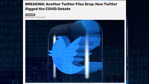 Twitter Files Drop - How Twitter Rigged the COVID Debate