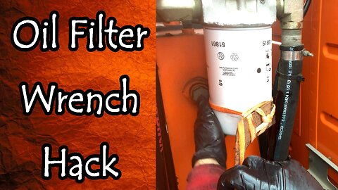 Oil Filter Wrench Hack