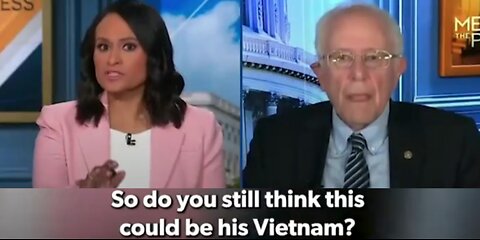 Bernie Sanders Fails To Repeat His Statement On NBC That Gaza Is Biden's Vietnam Moment