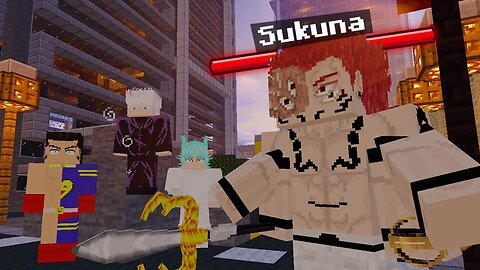 HEIAN Ryomen Sukuna vs Everyone in Minecraft jujutsu Kaisen Mod Battle