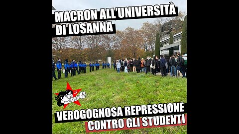 Macron all'Università di Losanna 16.11.2023