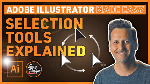 Selection Tools in Adobe Illustrator // For Beginners