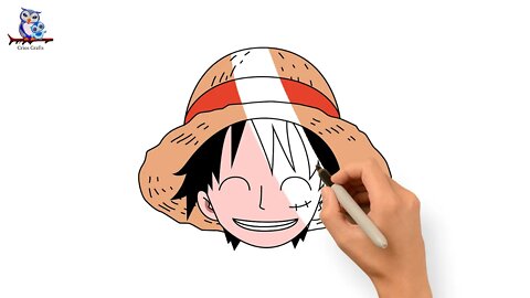 How To Draw Monkey D. Luffy (Anime) - Tutorial