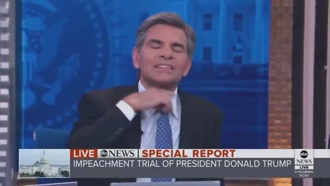 Stephanopoulos Cuts Away from Trump Impeachment Attorney